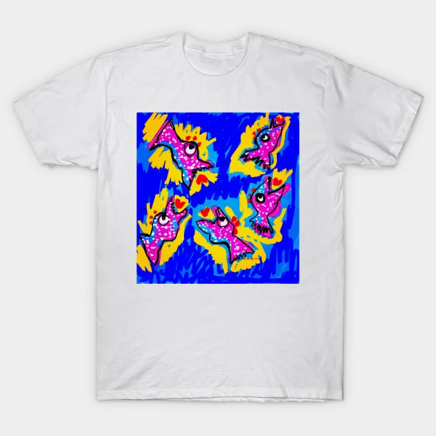 Fish Cartoon June 2022 T-Shirt by Kater